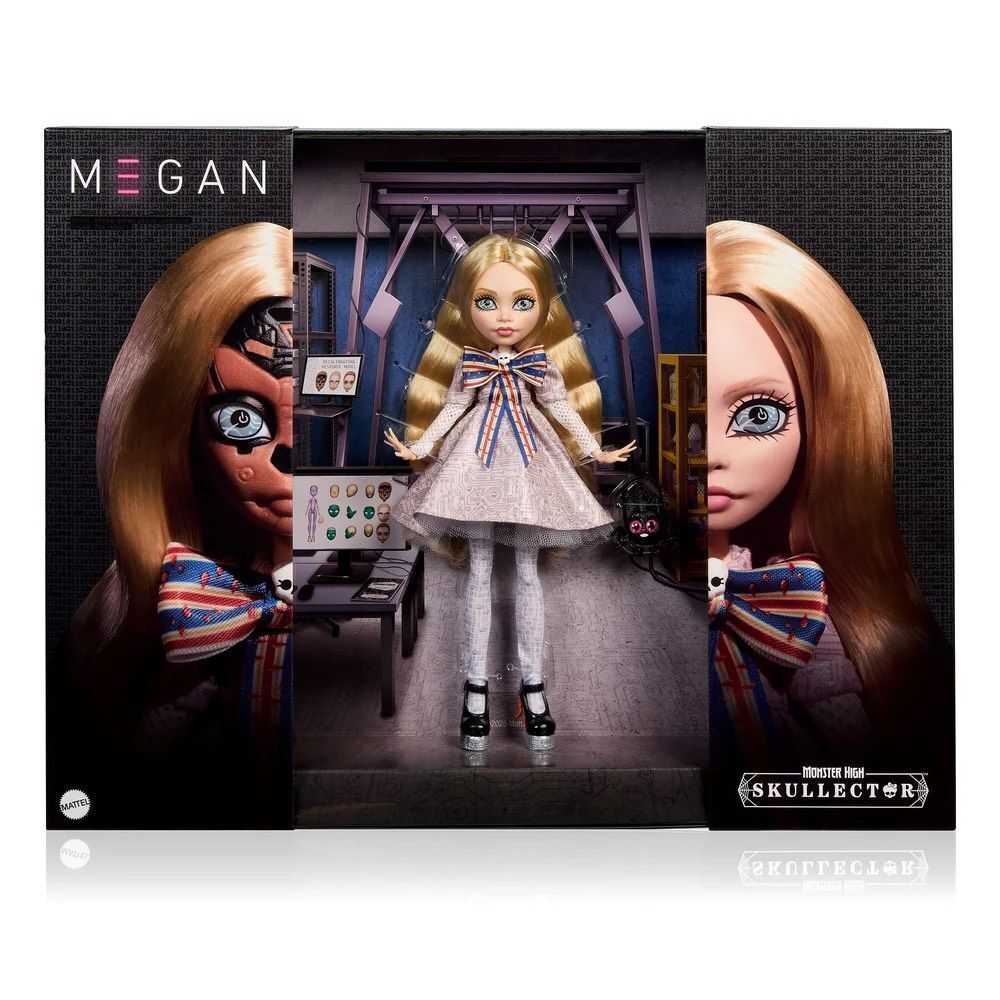 Mattel Creations Monster High M3GAN Megan Set SKULLECTOR Brand New In Hand Box